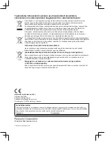 Preview for 182 page of Panasonic TX-32A400E Operating Instructions Manual