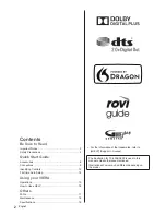 Preview for 2 page of Panasonic TX-32ASX603 Operating Instructions Manual