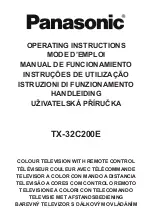 Panasonic TX-32C200E Operating Instructions Manual preview