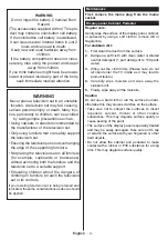 Preview for 4 page of Panasonic TX-32C200E Operating Instructions Manual