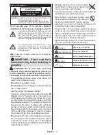 Preview for 3 page of Panasonic TX-32C300B Operating Instructions Manual