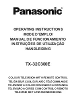 Panasonic TX-32C300E Operating Instructions Manual preview