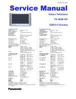 Panasonic TX-32DK10F Service Manual предпросмотр