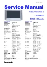 Panasonic TX-32DK1F Service Manual preview