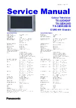 Предварительный просмотр 1 страницы Panasonic TX-32DK20D Service Manual