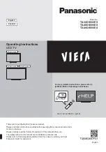 Panasonic TX-32DS500ES Operating Instructions Manual preview