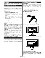 Предварительный просмотр 5 страницы Panasonic TX-32E302B Operating Instructions Manual