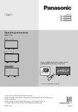 Preview for 1 page of Panasonic TX-32ES400B Operating Instructions Manual