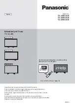 Preview for 25 page of Panasonic TX-32ES403E Operating Instructions Manual