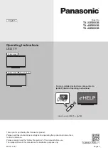 Preview for 1 page of Panasonic TX-32ES503B Operating Instructions Manual