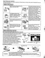 Preview for 2 page of Panasonic TX-32F250A Operating Instructions Manual