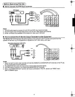 Preview for 4 page of Panasonic TX-32F250A Operating Instructions Manual