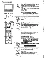 Preview for 6 page of Panasonic TX-32F250A Operating Instructions Manual