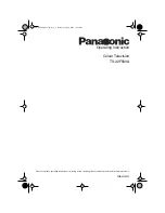 Предварительный просмотр 1 страницы Panasonic TX-32F500A Operating Instructions Manual