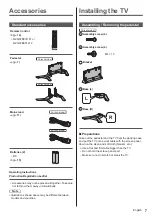 Предварительный просмотр 7 страницы Panasonic TX-32FS400B Operating Instructions Manual