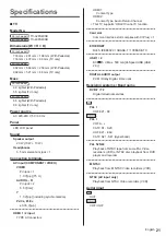 Предварительный просмотр 21 страницы Panasonic TX-32FS400B Operating Instructions Manual