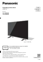 Panasonic TX-32FS400E Operating Instructions Manual preview