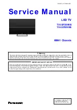 Предварительный просмотр 1 страницы Panasonic TX-32FS500B Service Manual