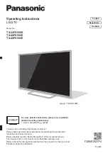 Preview for 1 page of Panasonic TX-32FS500E Operating Instructions Manual