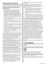 Preview for 3 page of Panasonic TX-32FST606 Operating Instructions Manual