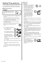 Preview for 4 page of Panasonic TX-32FST606 Operating Instructions Manual