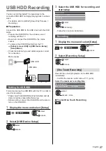 Preview for 27 page of Panasonic TX-32FST606 Operating Instructions Manual