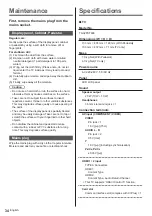 Preview for 34 page of Panasonic TX-32FST606 Operating Instructions Manual