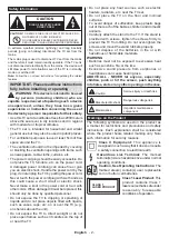 Preview for 3 page of Panasonic TX-32GS352B Operating Instructions Manual