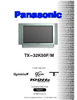 Panasonic TX-32K50FM Operating Instructions Manual preview