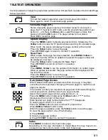 Предварительный просмотр 31 страницы Panasonic TX-32K50FM Operating Instructions Manual