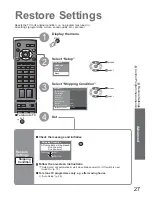 Preview for 27 page of Panasonic TX-32LE8F Operating Instructions Manual