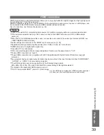 Preview for 39 page of Panasonic TX-32LE8F Operating Instructions Manual