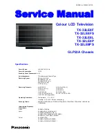 Panasonic TX-32LE8F Service Manual preview