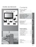 Preview for 3 page of Panasonic TX-32LE8L Operating Instructions Manual