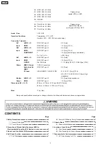 Preview for 2 page of Panasonic TX-32LE8Y Service Manual