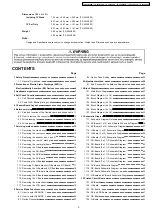 Preview for 3 page of Panasonic TX-32LX500M Service Manual