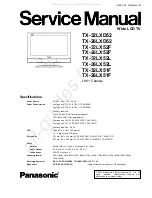 Panasonic TX-32LXD52 Service Manual preview