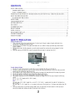 Preview for 2 page of Panasonic TX-32LXD60 Service Manual