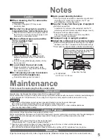 Preview for 5 page of Panasonic TX-32LZD80F Operating Instructions Manual