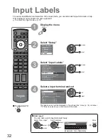 Preview for 32 page of Panasonic TX-32LZD80F Operating Instructions Manual