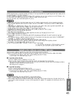 Preview for 45 page of Panasonic TX-32LZD80F Operating Instructions Manual