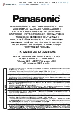 Предварительный просмотр 1 страницы Panasonic TX-32MS480E Operating Instructions Manual