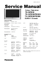 Panasonic TX-32PB50 Service Manual предпросмотр