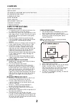 Предварительный просмотр 2 страницы Panasonic TX-32PB50 Service Manual