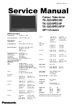 Preview for 1 page of Panasonic TX-32PD30D Service Manual