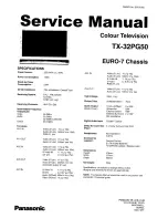 Panasonic TX-32PG50 Service Manual предпросмотр