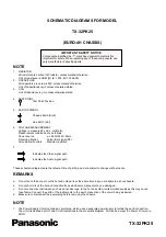 Panasonic TX-32PK25 Schematic Diagrams preview