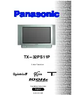 Preview for 1 page of Panasonic TX-32PM11D Operating Instructions Manual