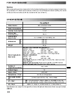 Предварительный просмотр 36 страницы Panasonic TX-32PM1F Operating Instructions Manual