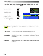 Предварительный просмотр 14 страницы Panasonic TX-32PS12D Operating Instructions Manual